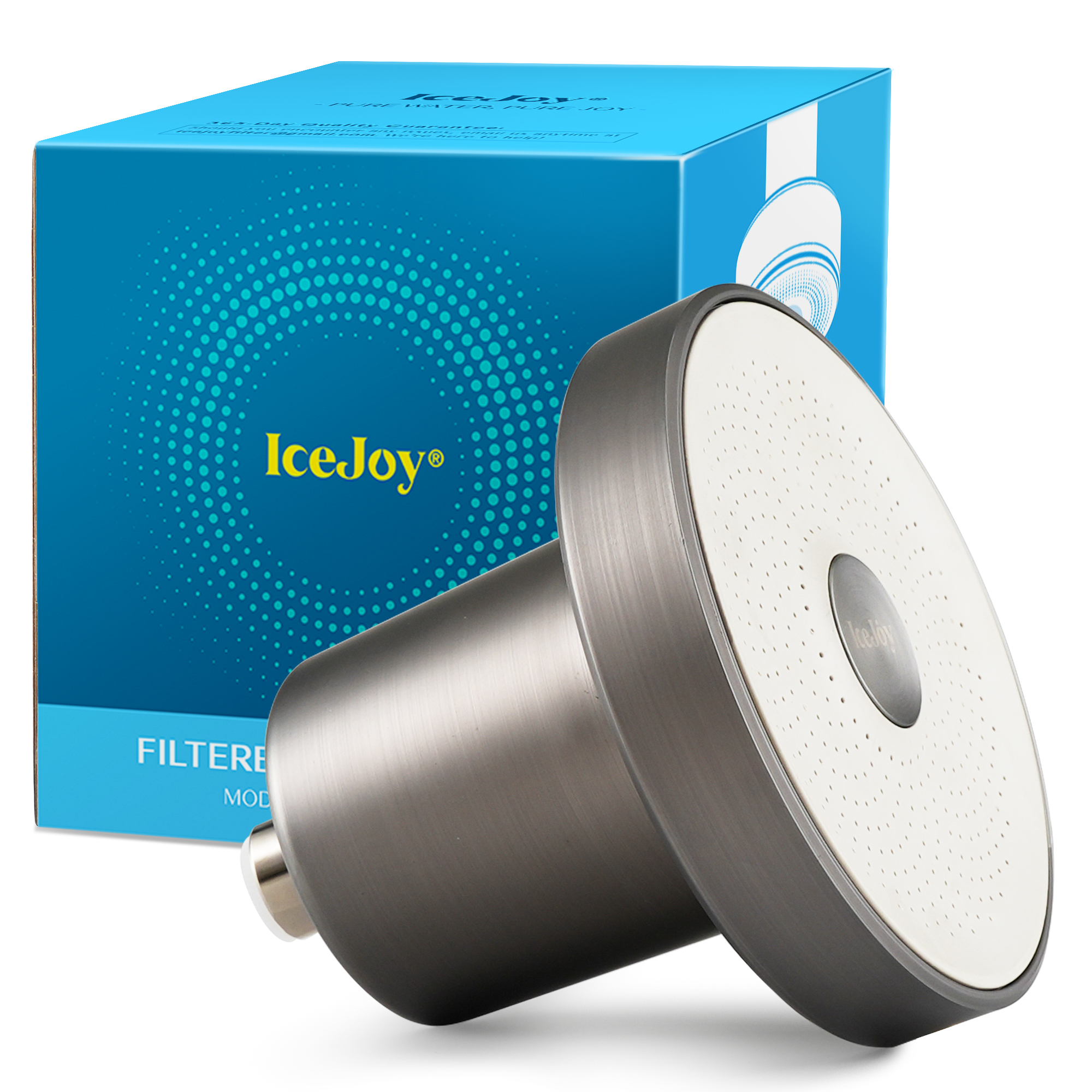 Shower Head with Filters - Scientifically Evaluated, High-Efficiency Filtered Shower Head for Enhanced Hair & Skin Health, Minimize Hair Loss, Preserve Color-Treated Hair