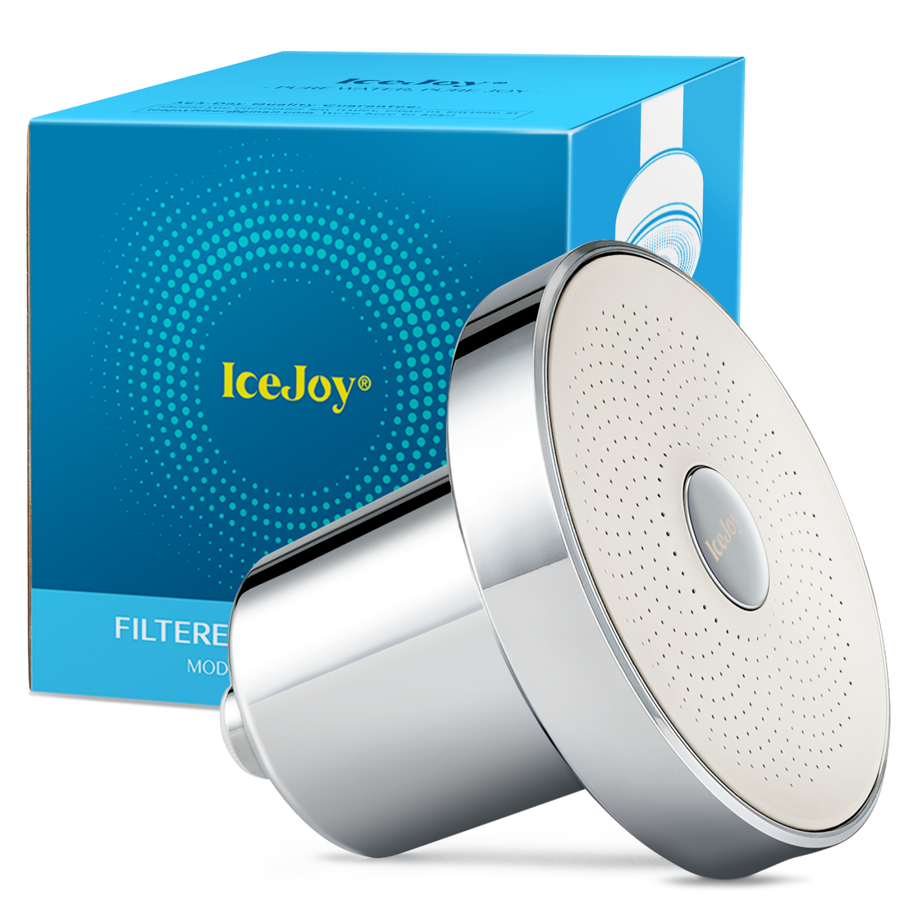 Shower Head with Filters - Scientifically Evaluated, High-Efficiency Filtered Shower Head for Enhanced Hair & Skin Health, Minimize Hair Loss, Preserve Color-Treated Hair
