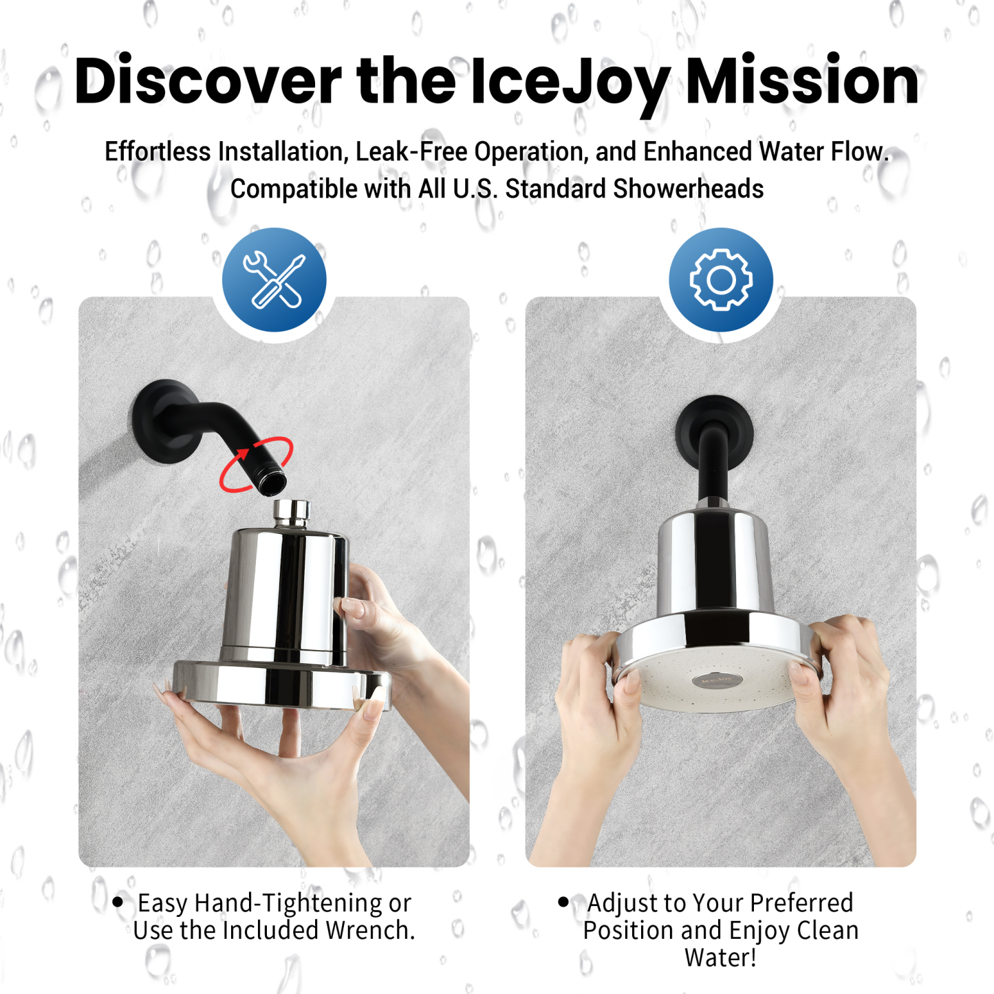 Shower Head with Filters - Scientifically Evaluated, High-Efficiency Filtered Shower Head for Enhanced Hair & Skin Health, Minimize Hair Loss, Preserve Color-Treated Hair