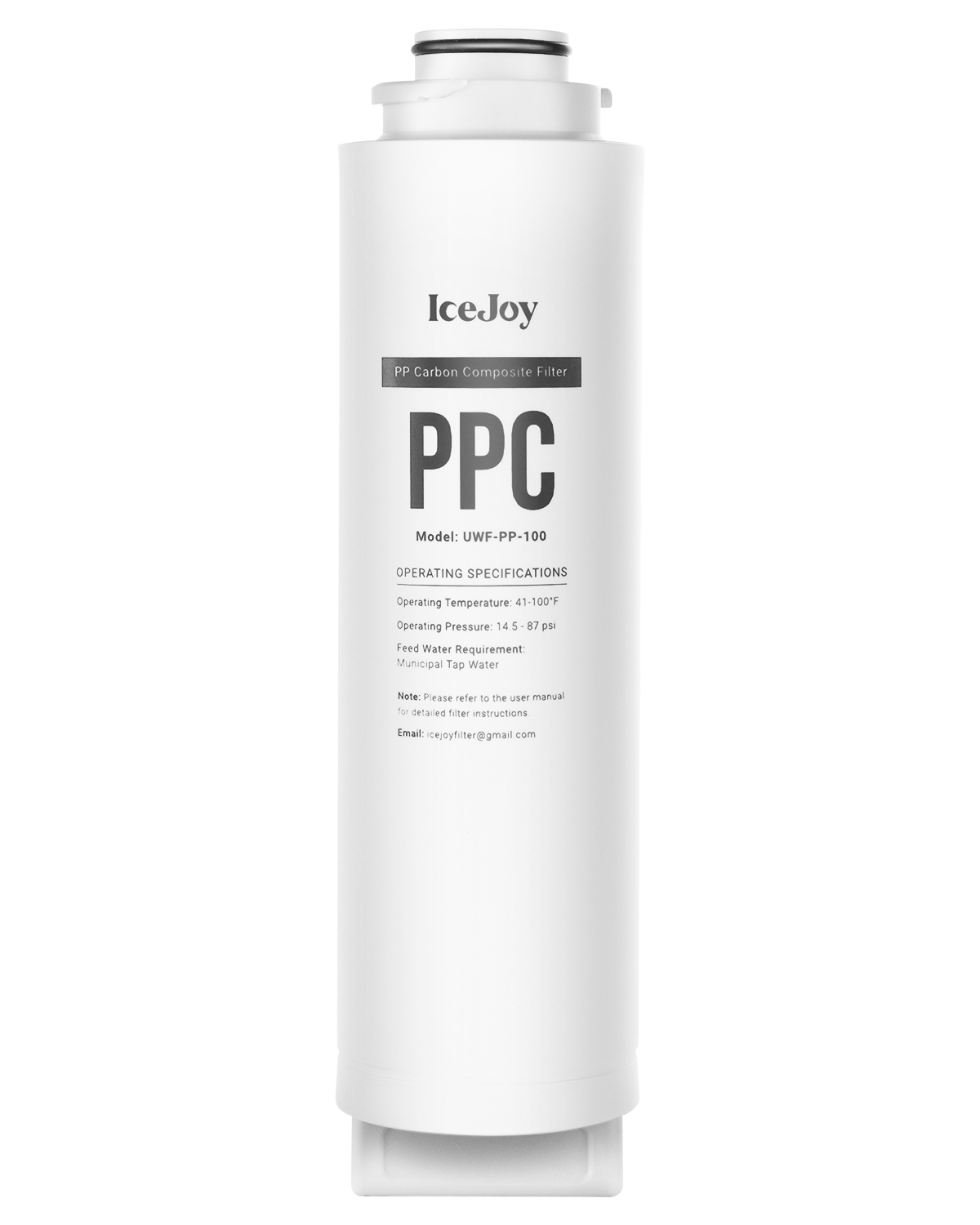 PPC Under Sink Sediment Water Filter, Replacement for 3-Stage Ultra-Filtration System, 1 Pack