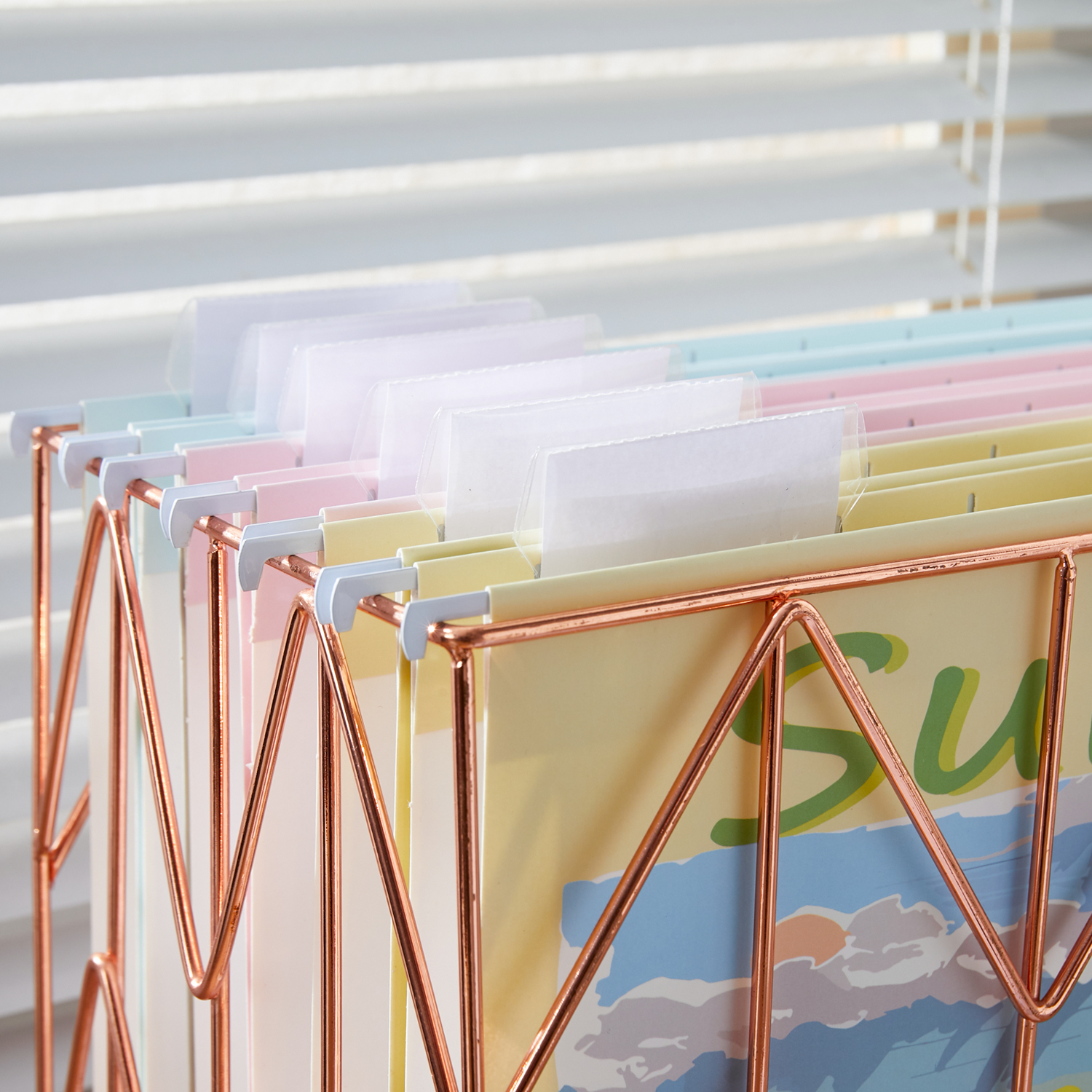 Y YOMA 6 Pack Decorative Hanging File Folders Letter Size for Children Cute Hanging Folder File Folder Organizer for Filing Cabinet Office Home with 1/5-Cut Adjustable Tabs, 3 Flower Design