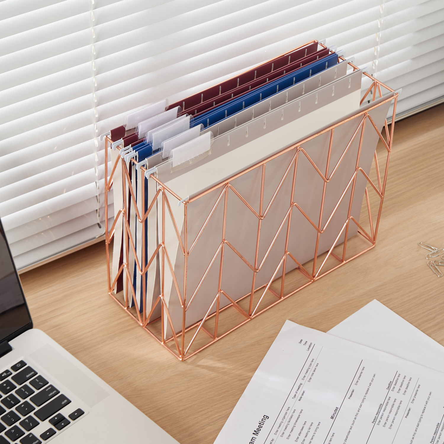 Y YOMA 6 Pack Debossed Hanging File Folders Letter Size Decorative Hanging Folder Pretty File Folder Organizer for Filing Cabinet Office Home with 1/5-Cut Adjustable Tabs, Checkered Steady Color