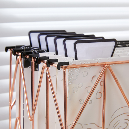 Y YOMA 12 Pack Plastic Hanging File Folder Tabs with Inserts Decorative Tab for Hanging File Folders 1/5-Cut Adjustable Tabs Office Supplies Suitable for Letter Size, Legal Size, A4 folder, Black