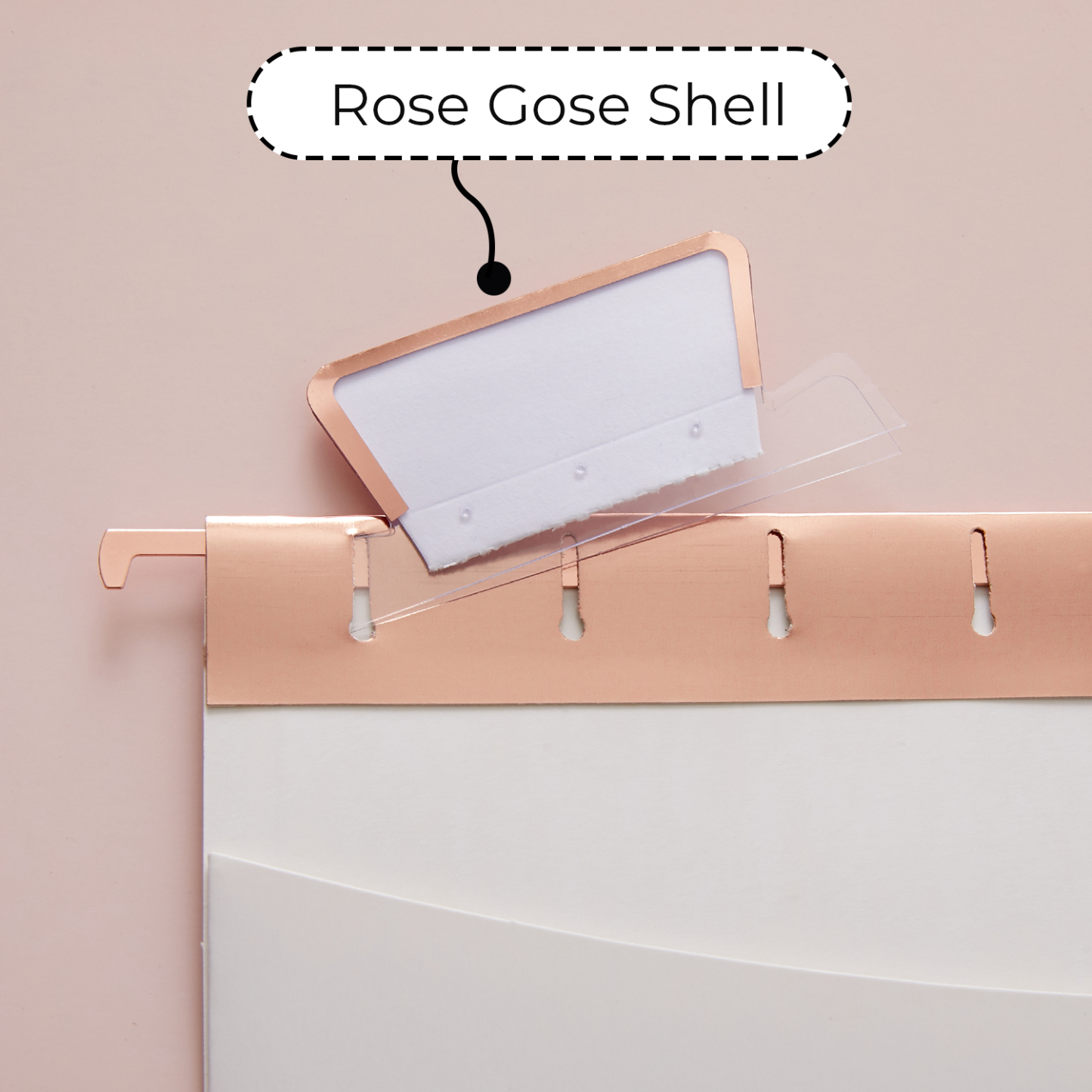 Y YOMA 12 Pack Plastic Hanging File Folder Tabs with Inserts Decorative Tab for Hanging File Folders 1/5-Cut Adjustable Tabs Office Supplies Suitable for Letter Size, Legal Size, A4 folder, Rose Gold