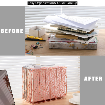 Y YOMA 12 Pack Decorative Hanging File Folders Letter Size File Folder Cute Pretty Hanging Folder Organizer for Filing Cabinet Office Home Desktop with 1/5-Cut Adjustable Tabs, 3 Silver Foil Design