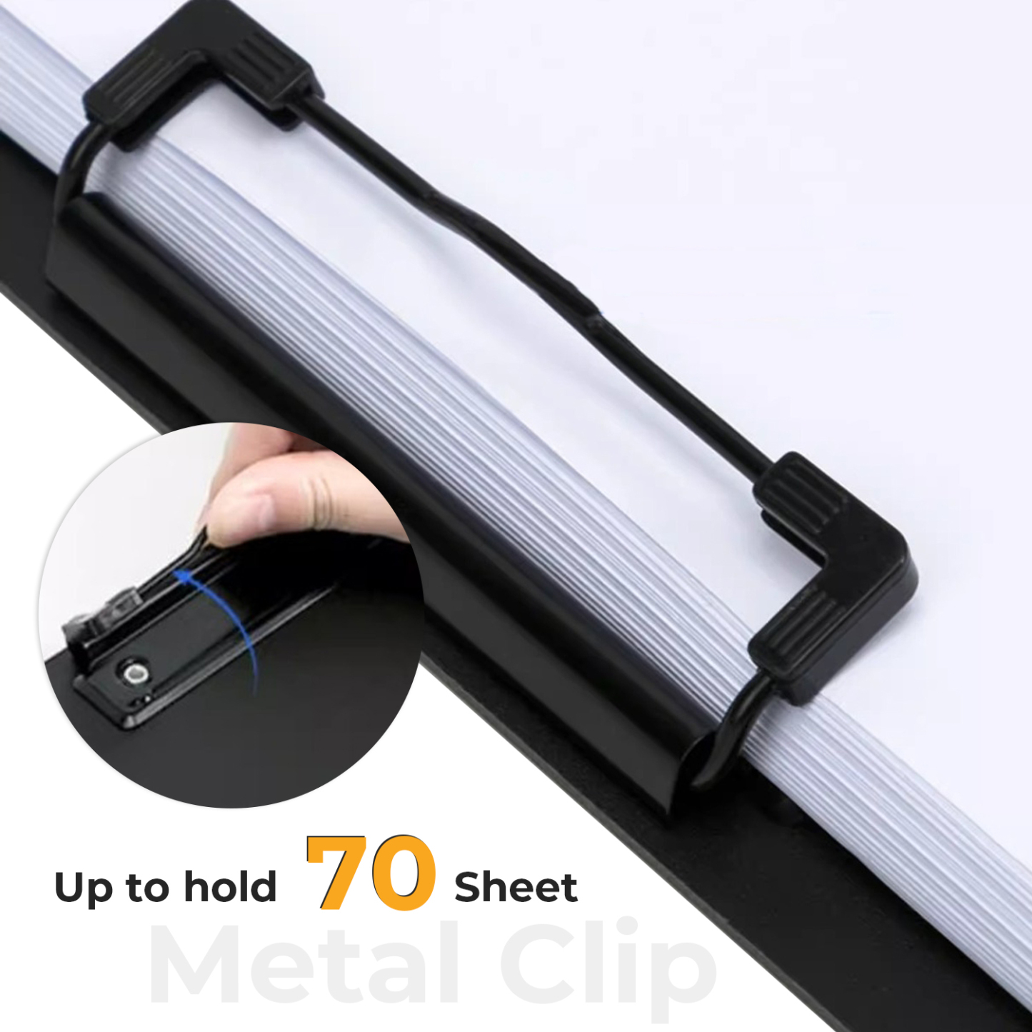 Y YOMA 2 Pack Plastic Clipboard Folder with Low Profile Clip for A4 Letter Size Sheet 360 Degree Flip Writing Pad Profile Clip File Folder for Office School Business Classroom Nurse Outdoor, Pink