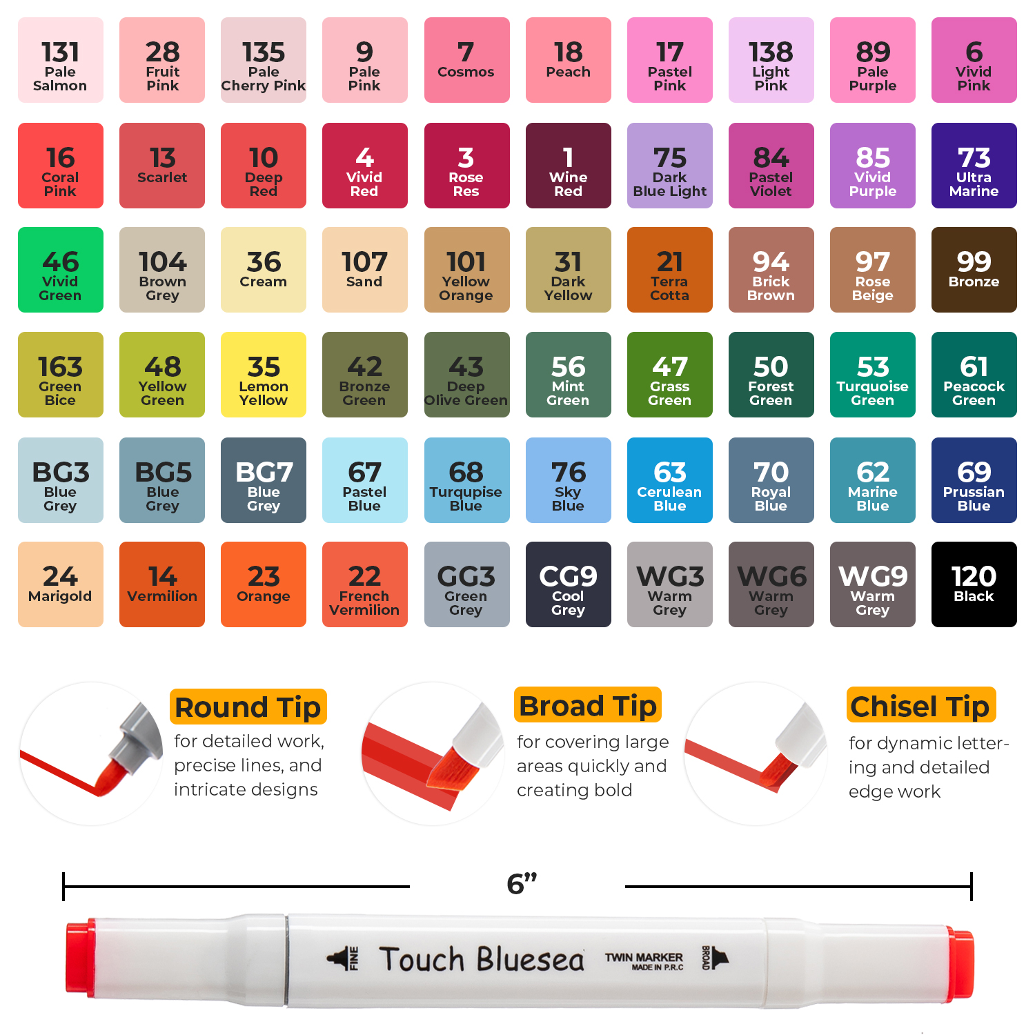 Y YOMA 60 Color Alcohol Markers Dual Tip Art Drawing Coloring Marker Permanent Sketch School Supplies Aesthetic Gift for Kids Adults Comic Anime Manga Illustration