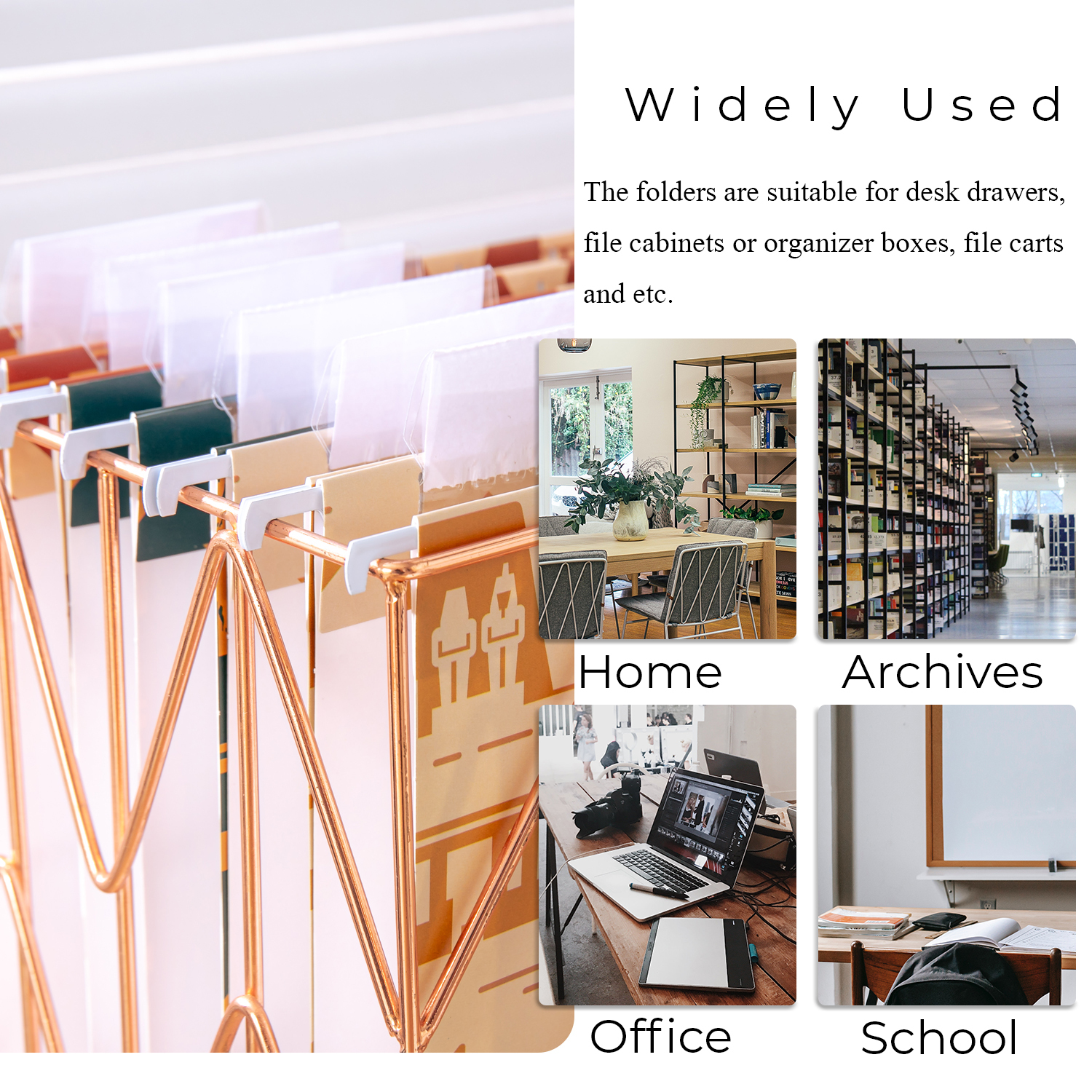 Y YOMA 6 Pack Decorative Hanging File Folders Letter Size Marble Cute Hanging Folder Pretty File Folder Organizer for Filing Cabinet Office Home with 1/5-Cut Adjustable Tabs, 3 Egyptian Design