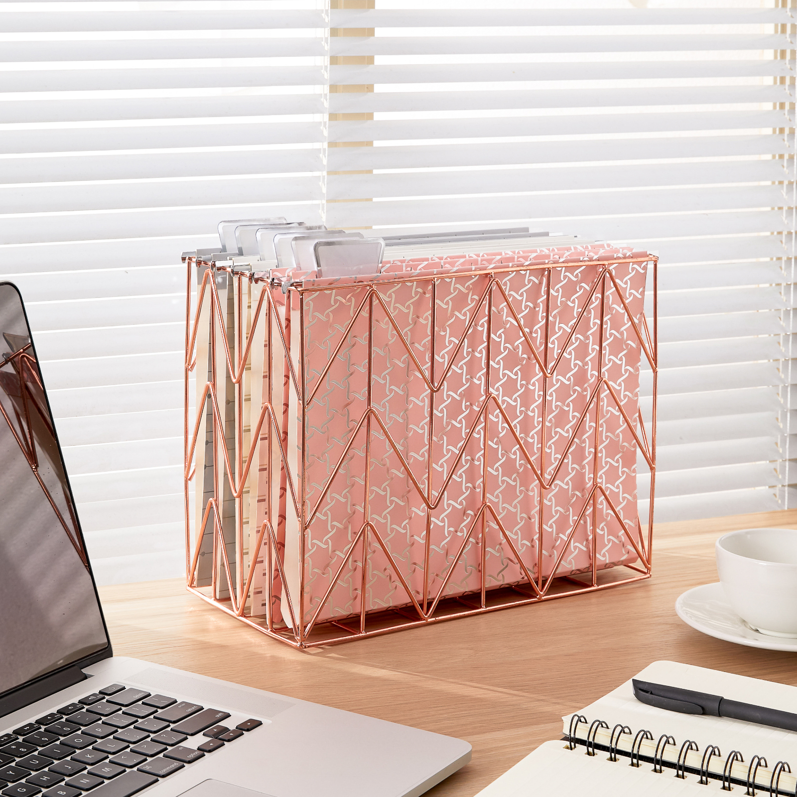 Y YOMA 12 Pack Decorative Hanging File Folders Letter Size File Folder Cute Pretty Hanging Folder Organizer for Filing Cabinet Office Home Desktop with 1/5-Cut Adjustable Tabs, 3 Silver Foil Design