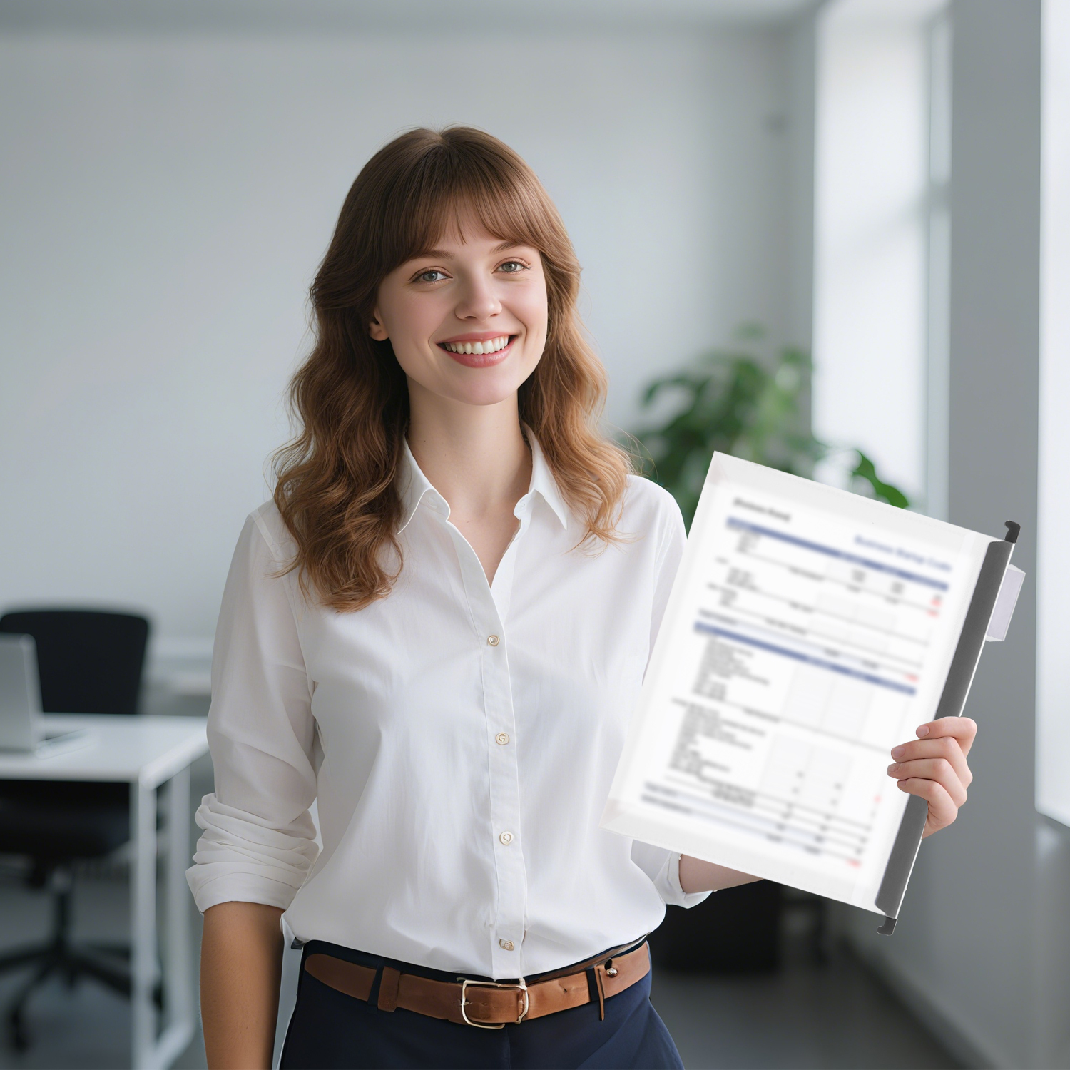 Y YOMA Plastic Extra Capacity Hanging File Folder, Letter Size, 2” Expansion, 6 Pack Clear Reinforced Expanding Hanging Folders with Tabs, Heavy Duty Waterproof Accordion for Bulky Files