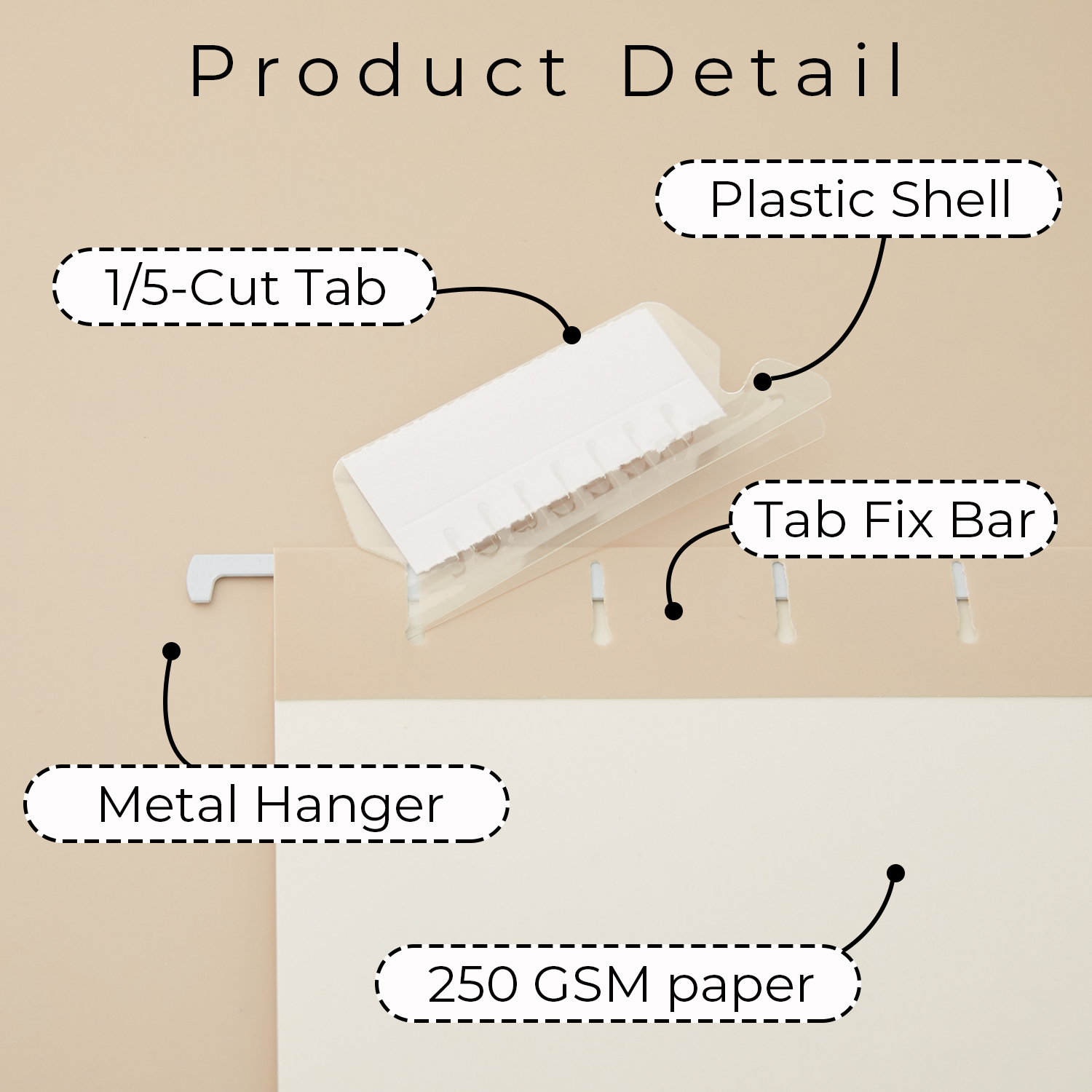 Y YOMA 6 Pack Gradient Hanging File Folders Letter Size Decorative Hanging Folder Pretty File Folder Organizer for Filing Cabinet Office Home with 1/5-Cut Adjustable Tabs, Sunny Orange