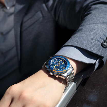 ROCOSJEWE Watches for Men Pro Diver Watch Sports Watch for Men with Screw Down Crown for 10ATM of Water Resistance Analog Dial Automatic Movement Mens Watches Collection - R0149