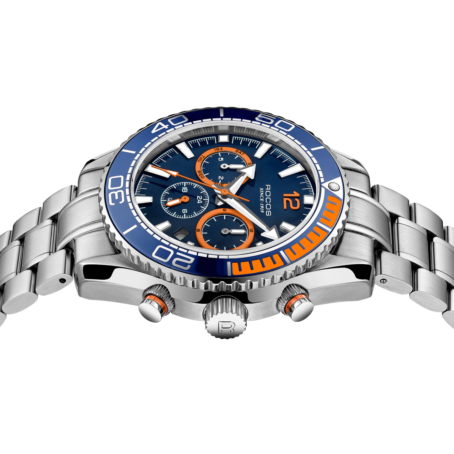 ROCOSJEWE Watches for Men Pro Diver Watch Sports Watch for Men with Screw Down Crown for 10ATM of Water Resistance Analog Dial Automatic Movement Mens Watches Collection - R0149