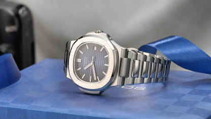 Watches for Men Automatic Self-Winding Mechanical Watch Waterproof Anti Shock Luminous Business Wristwatch Adjustable Stainless Steel Band Blue Dial