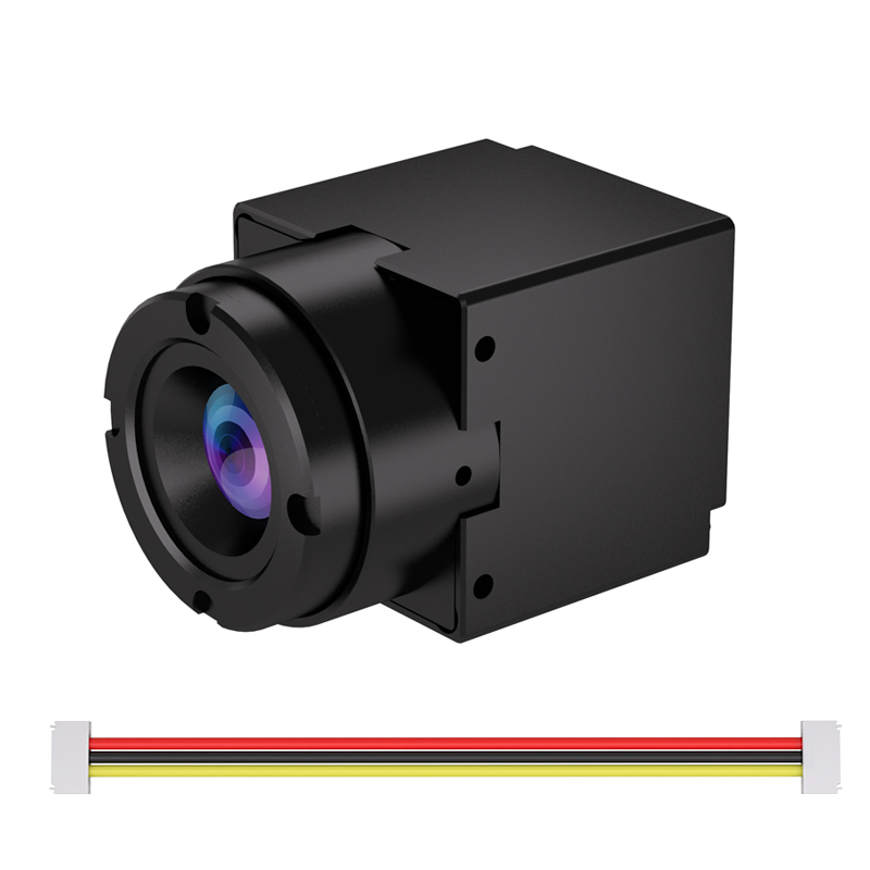 AC Series 640×512 High Resolution 9mm Focal Length Thermal Imaging FPV Microcamera Module, CVBS Interface Thermal Imaging Microcamera Module
