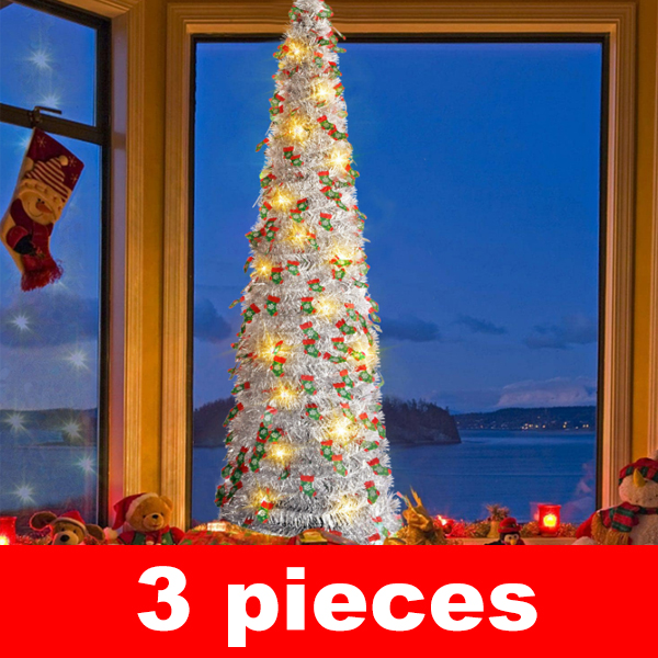 【Romantic Christmas】Retractable and foldable Christmas tree