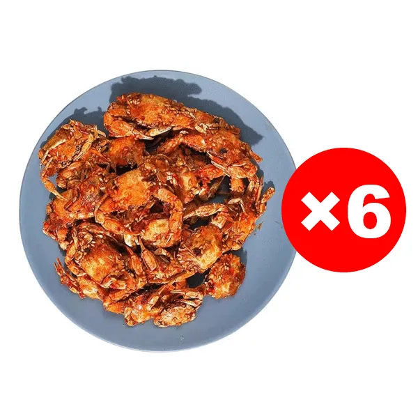 Crispy ready-to-eat small sea crab