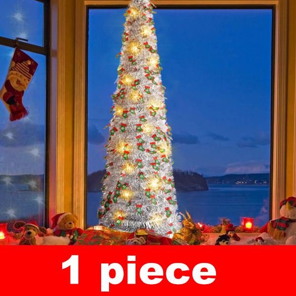 【Romantic Christmas】Retractable and foldable Christmas tree