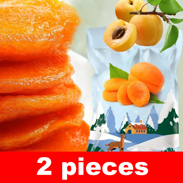 Sweet and sour sugar-free dried apricots
