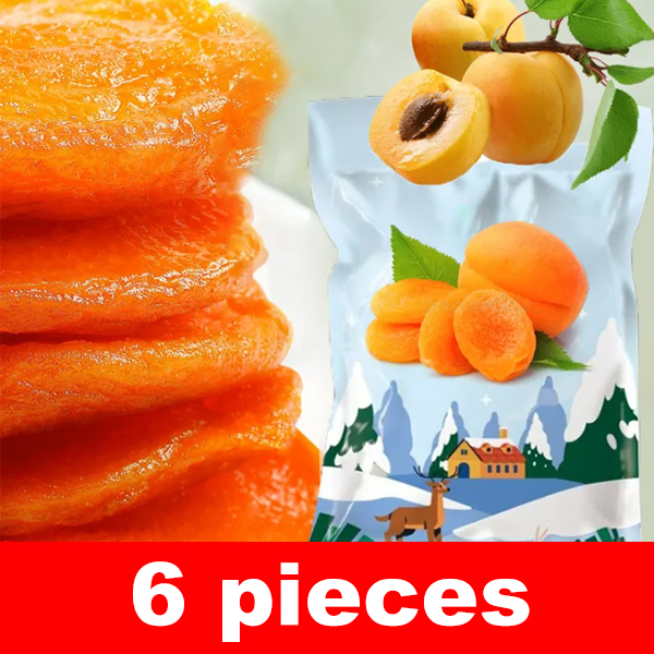 Sweet and sour sugar-free dried apricots
