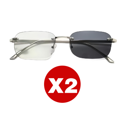 [Suitable for all ages] Frameless progressive multifocal reading glasses