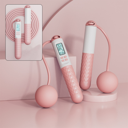 【Fat Burning】Dual-Purpose Magnetic Control Counting Steel Wire Jump Rope