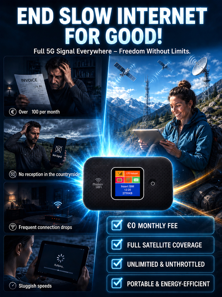 🌐Space-Link AI Satellite Terminal: Lifetime Free Unlimited High-Speed Wi-Fi