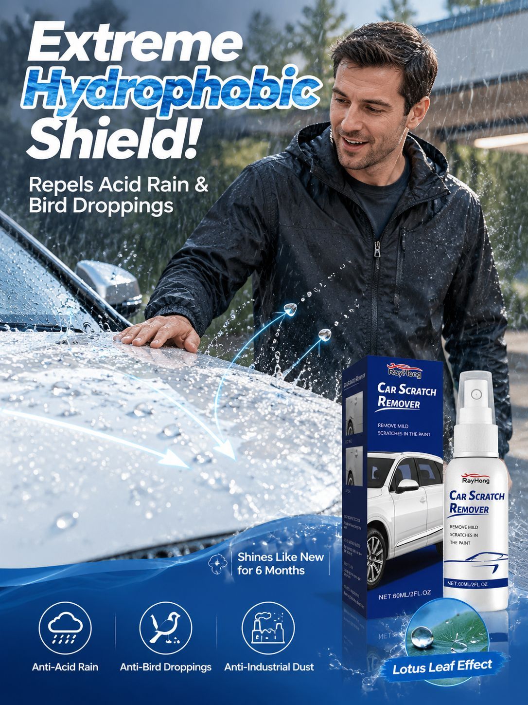 🚗Instantly erases scratches in 3 seconds and restores your car's showroom shine for 10 years! ⭐⭐⭐⭐⭐ 4.9/5 Average Rating (Based on 12,500+ Verified Reviews)