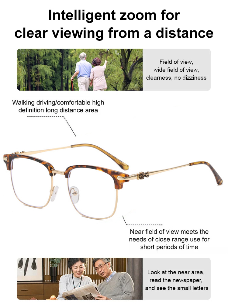 Retro fashion anti-blue light glasses