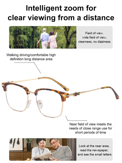 Retro fashion anti-blue light glasses