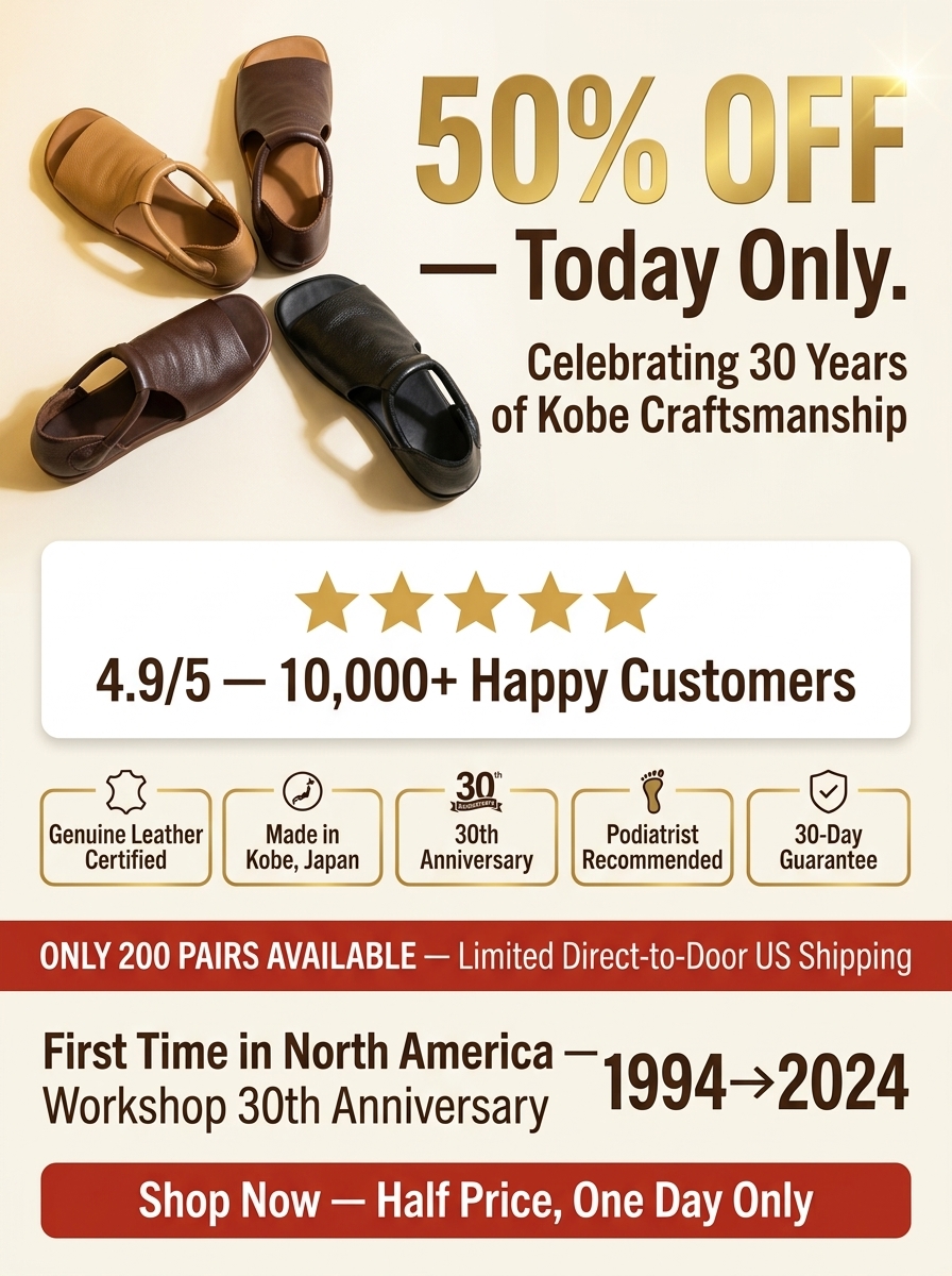 Handmade leather sandals