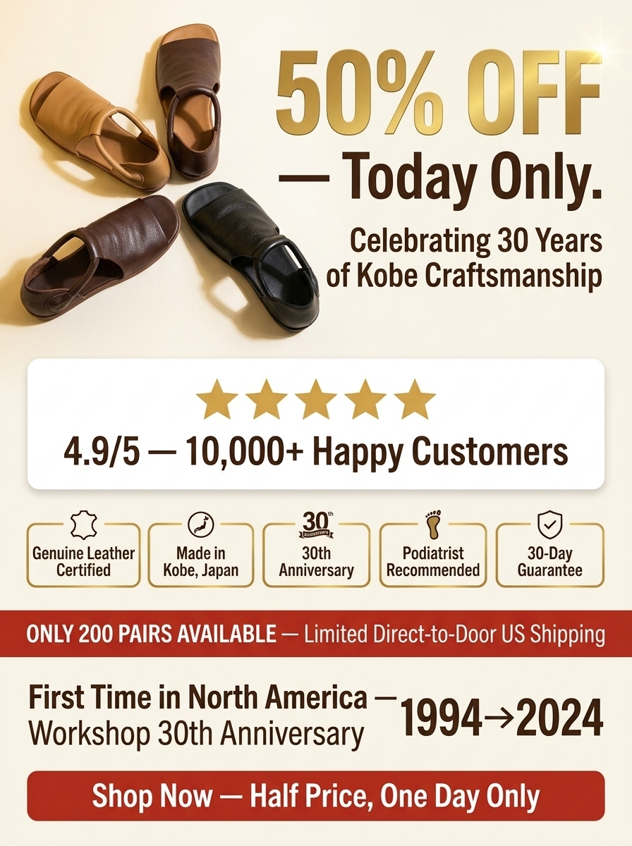 Handmade leather sandals