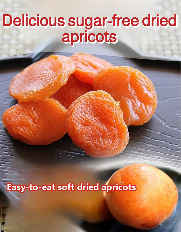 Seedless red apricot dried fruit