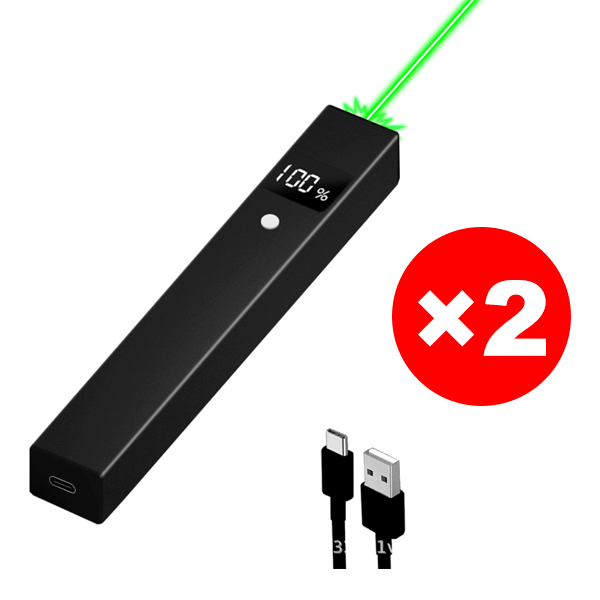 Rechargeable long-range laser pointer