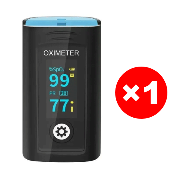 Home-use finger clip blood oxygen tester