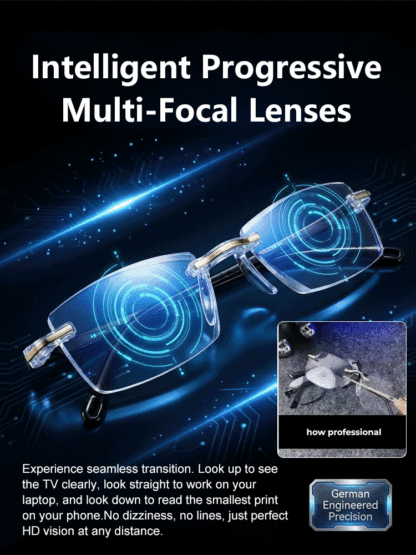 Auto-Focus Multifocal Reading Glasses