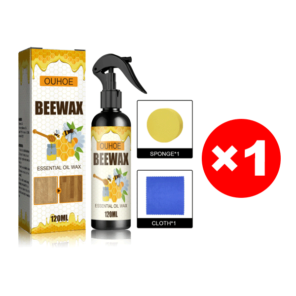 Furniture refurbish beeswax spray