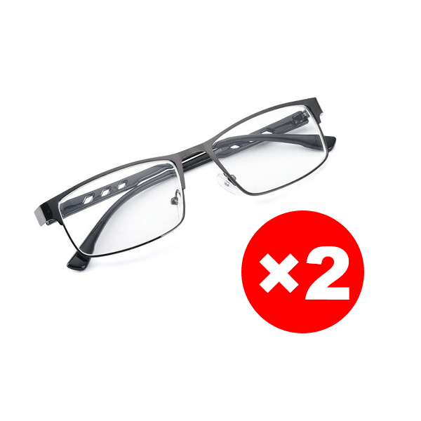 Crystal automatic zoom anti-blue light photochromic reading glasses