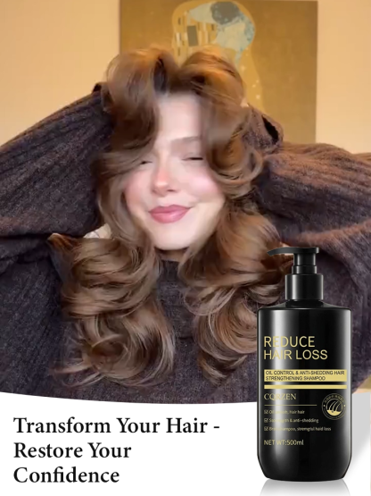 Oil-control and anti-frizz volumizing shampoo