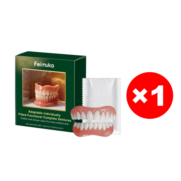 【Nationally Certified Eco-Friendly Antibacterial Material】Full Denture Restoration Kit