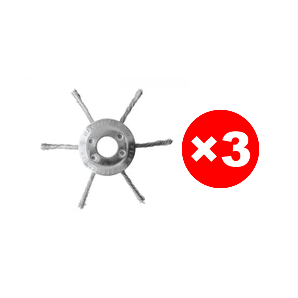 Weeding wheels for gas-powered lawn mowers