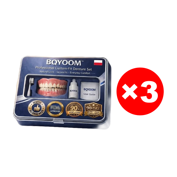 Instant perfect smile, dual-color optional denture box