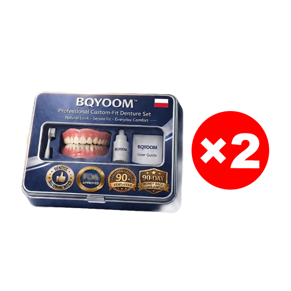 Instant perfect smile, dual-color optional denture box