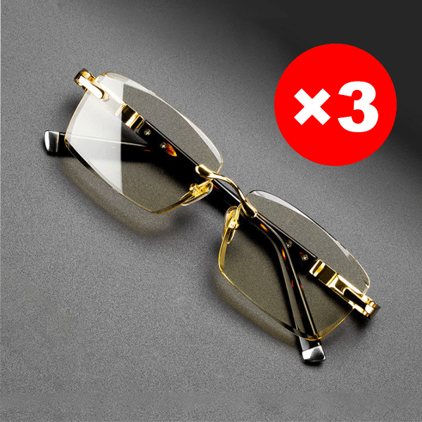 Automatic Zoom Natural Crystal Reading Glasses for Eye Protection