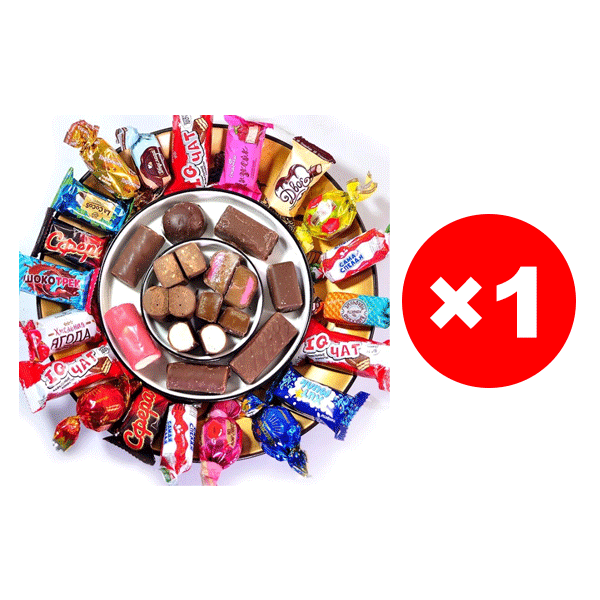 Russian imported mixed chocolate candies