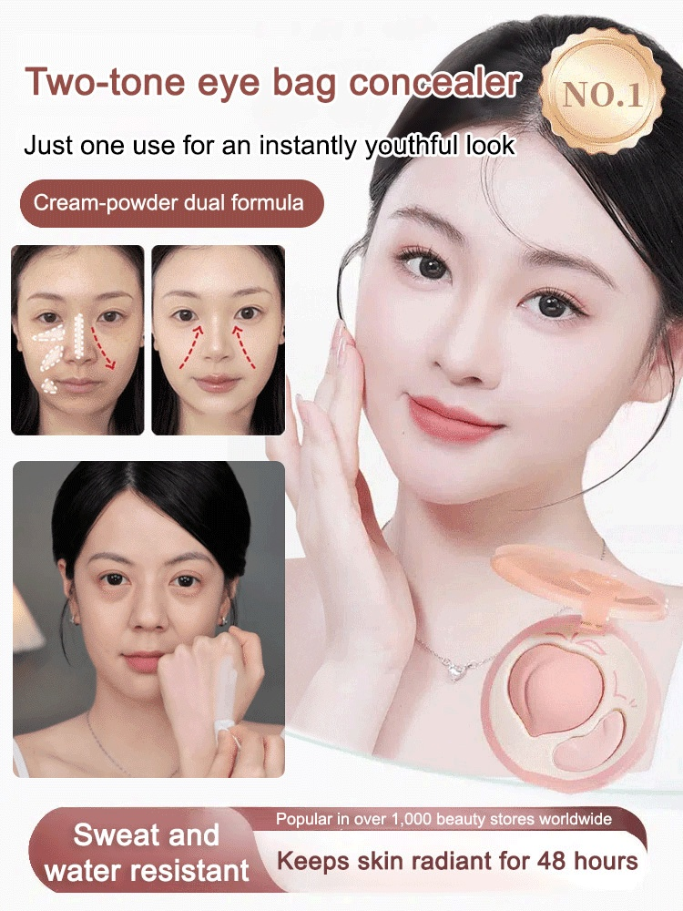 30-Second Dual Highlight Palette for Tear Troughs