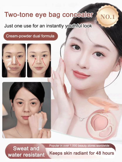 30-Second Dual Highlight Palette for Tear Troughs