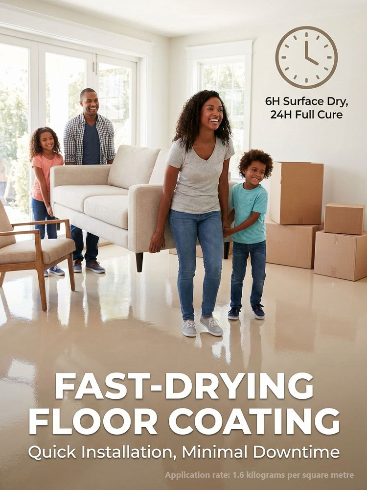 Wear-resistant and anti-slip floor paint