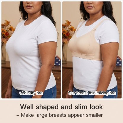 [Breast Minimizing] Non-marking skin-friendly push-up bra