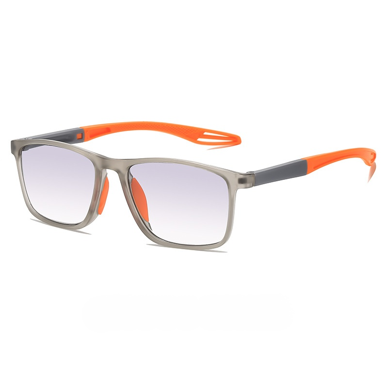 Sports-style 2-in-1 UV-protective photochromic reading glasses